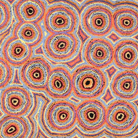 Aboriginal Artwork by Sarah Napaljarri Simms, Mina Mina Jukurrpa (Mina Mina Dreaming), 183x61cm