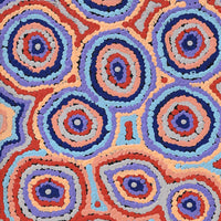 Aboriginal Artwork by Sarah Napaljarri Simms, Mina Mina Jukurrpa (Mina Mina Dreaming) - Ngalyipi, 122x30cm