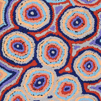Aboriginal Artwork by Sarah Napaljarri Simms, Mina Mina Jukurrpa (Mina Mina Dreaming) - Ngalyipi, 122x30cm