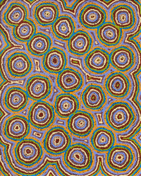 Aboriginal Artwork by Sarah Napaljarri Simms, Mina Mina Jukurrpa (Mina Mina Dreaming) - Ngalyipi, 76x61cm