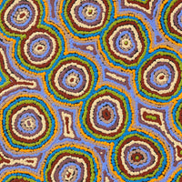 Aboriginal Artwork by Sarah Napaljarri Simms, Mina Mina Jukurrpa (Mina Mina Dreaming) - Ngalyipi, 76x61cm