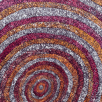Aboriginal Artwork by Sarah Napurrurla Leo, Ngapa Jukurrpa (Water Dreaming), 91x76cm