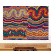 Aboriginal Artwork by Selina Napanangka Fisher, Pikilyi Jukurrpa (Vaughan Springs Dreaming), 122x91cm