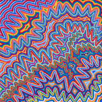 Aboriginal Artwork by Selina Napanangka Fisher, Pikilyi Jukurrpa (Vaughan Springs Dreaming), 61x61cm