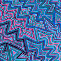 Aboriginal Artwork by Selina Napanangka Fisher, Pikilyi Jukurrpa (Vaughan Springs Dreaming), 91x76cm