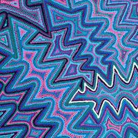 Aboriginal Artwork by Selina Napanangka Fisher, Pikilyi Jukurrpa (Vaughan Springs Dreaming), 91x76cm
