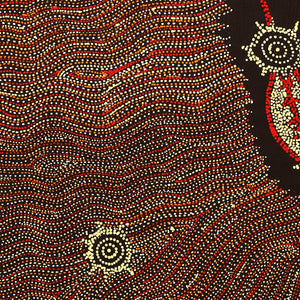Aboriginal Artwork by Shanna Napanangka Williams, Star or Seven Sisters Dreaming, 107x91cm - ART ARK®