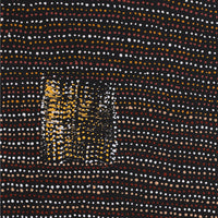 Aboriginal Artwork by Shirley Nampijinpa Turner, Pikilyi Jukurrpa (Vaughan Springs Dreaming), 61x61cm