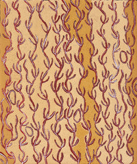 Aboriginal Artwork by Susie Nangala Watson, Mina Mina Dreaming, 91x76cm