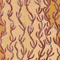 Aboriginal Artwork by Susie Nangala Watson, Mina Mina Dreaming, 91x76cm