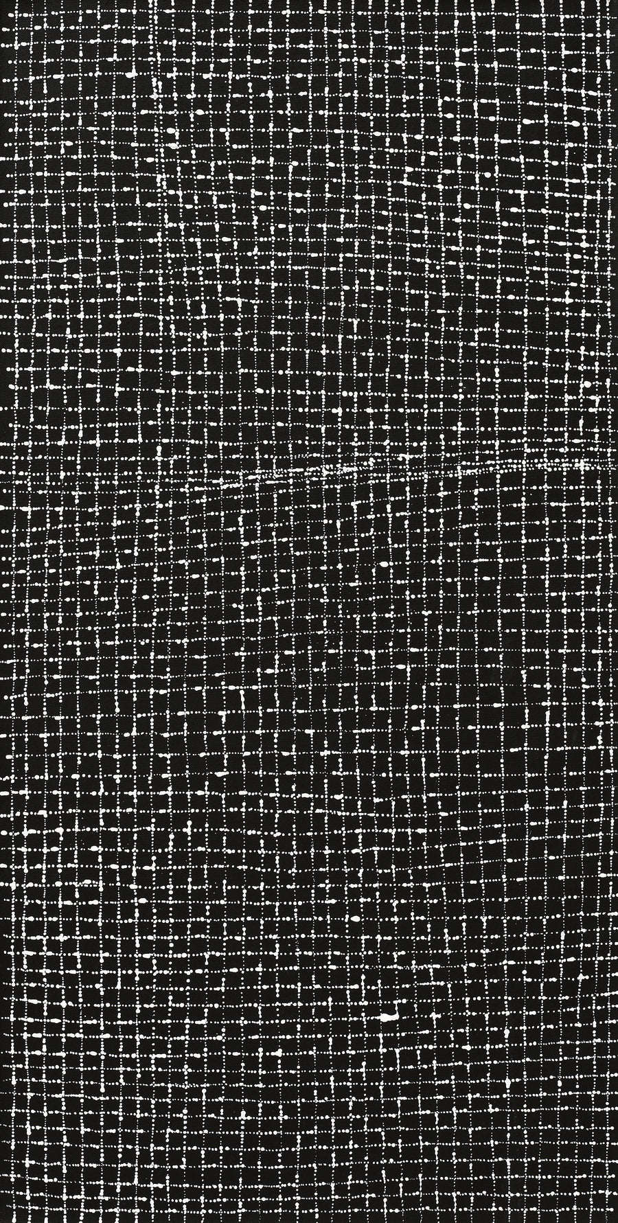 Aboriginal Artwork by Valda Napangardi Granites, Ngalyipi Jukurrpa (Snakevine Dreaming) - Mina Mina, 91x46cm
