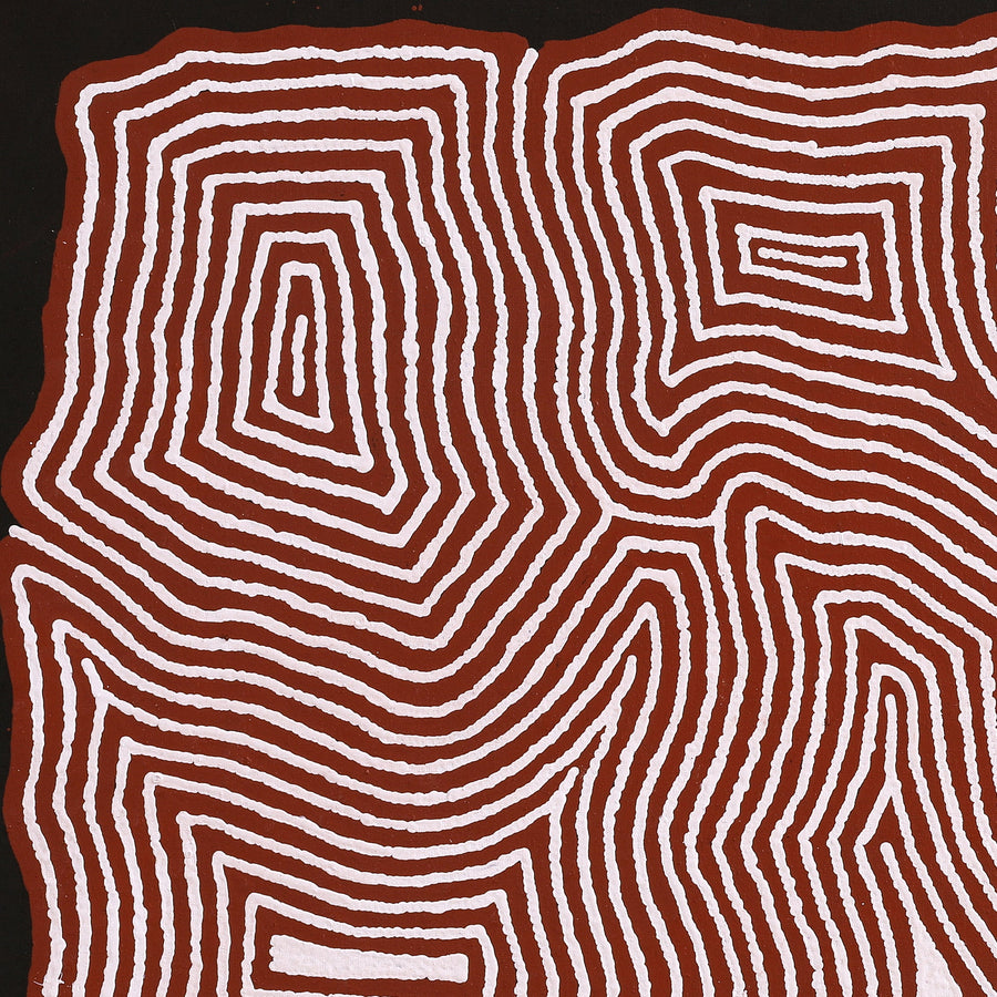 Aboriginal Artwork by Valerie Napanangka Marshall, Pikilyi Jukurrpa (Vaughan Springs Dreaming), 122x61cm