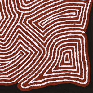 Aboriginal Art by Valerie Napanangka Marshall, Pikilyi Jukurrpa (Vaughan Springs Dreaming), 61x61cm - ART ARK®