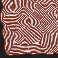 Aboriginal Artwork by Valerie Napanangka Marshall, Pikilyi Jukurrpa (Vaughan Springs Dreaming), 91x91cm