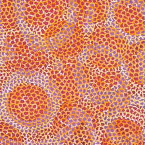 Aboriginal Artwork by Vanessa Nampijinpa Brown, Pamapardu Jukurrpa (Flying Ant Dreaming) - Warntungurru, 91x46cm - ART ARK®