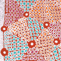 Aboriginal Artwork by Virginia Napaljarri Sims, Mina Mina Jukurrpa (Mina Mina Dreaming) - Ngalyipi, 122x61cm