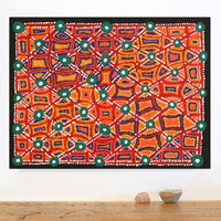 Aboriginal Artwork by Virginia Napaljarri Sims, Mina Mina Jukurrpa (Mina Mina Dreaming) - Ngalyipi, 61x46cm