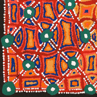 Aboriginal Artwork by Virginia Napaljarri Sims, Mina Mina Jukurrpa (Mina Mina Dreaming) - Ngalyipi, 61x46cm