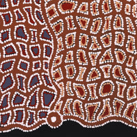 Aboriginal Artwork by Virginia Napaljarri Sims, Mina Mina Jukurrpa (Mina Mina Dreaming) - Ngalyipi, 91x61cm
