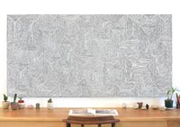 Aboriginal Artwork by Walter Jangala Brown, Tingari Cycle, 183x91cm
