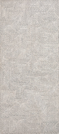 Aboriginal Artwork by Walter Jangala Brown, Tingari Cycle, 240x107cm