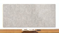 Aboriginal Artwork by Walter Jangala Brown, Tingari Cycle, 240x107cm