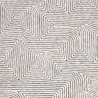 Aboriginal Artwork by Walter Jangala Brown, Tingari Cycle, 240x107cm