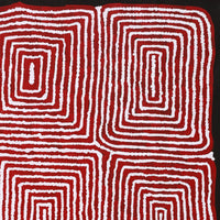 Aboriginal Artwork by Walter Jangala Brown, Tingari Cycle, 91x61cm