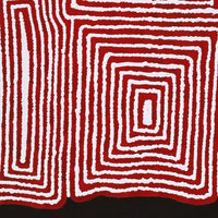 Aboriginal Artwork by Walter Jangala Brown, Tingari Cycle, 91x61cm