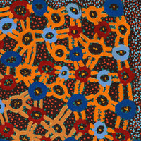 Aboriginal Artwork by Watson Jangala Robertson, Ngapa Jukurrpa (Water Dreaming) - Puyurru, 91x76cm