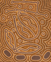 Aboriginal Artwork by Zarissa Napangardi Michaels, Lappi Lappi Jukurrpa, 91x76cm