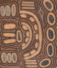 Aboriginal Artwork by Zarissa Napangardi Michaels, Lappi Lappi Jukurrpa, 91x76cm