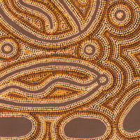 Aboriginal Artwork by Zarissa Napangardi Michaels, Lappi Lappi Jukurrpa, 91x76cm