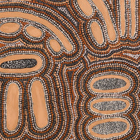 Aboriginal Artwork by Zarissa Napangardi Michaels, Lappi Lappi Jukurrpa, 91x76cm