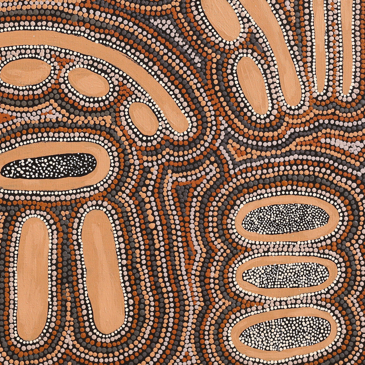 Aboriginal Art by Zarissa Napangardi Michaels, Lappi Lappi Jukurrpa, 91x76cm - ART ARK®