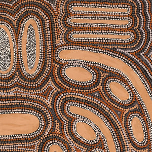 Aboriginal Artwork by Zarissa Napangardi Michaels, Lappi Lappi Jukurrpa, 91x76cm - ART ARK®