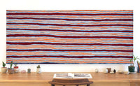 Aboriginal Artwork by Alice Nampitjinpa Dixon, Tali Tali - Sandhills, 183x77cm