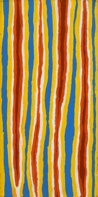 Aboriginal Artwork by Alice Nampitjinpa Dixon, Tali Tali - Sandhills, 60x30cm