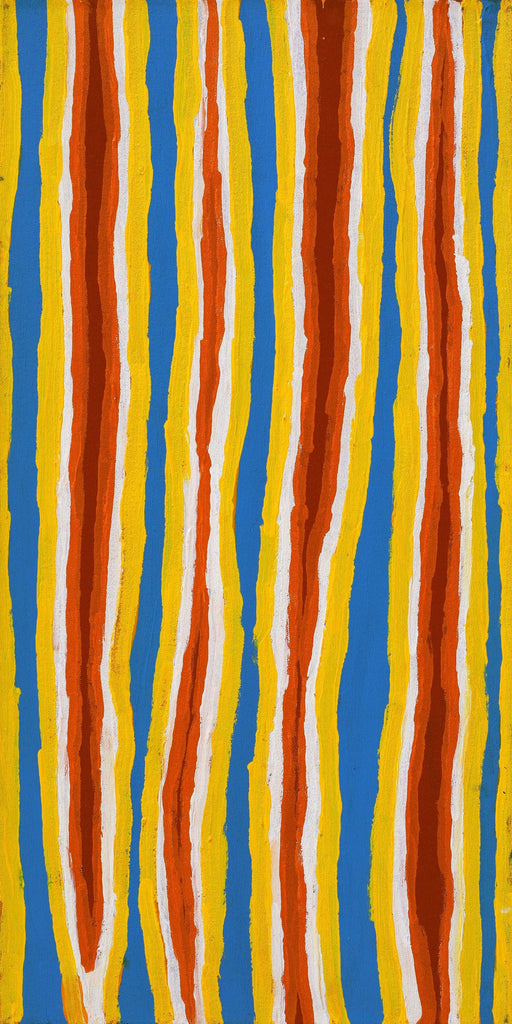 Aboriginal Artwork by Alice Nampitjinpa Dixon, Tali Tali - Sandhills, 60x30cm