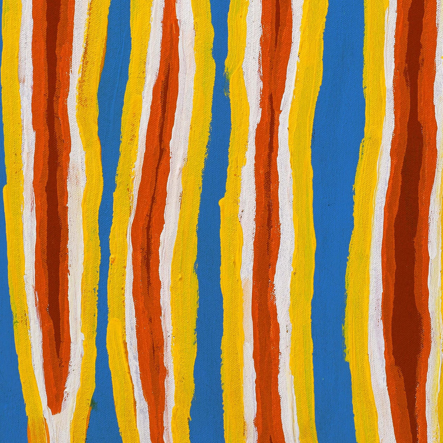 Aboriginal Artwork by Alice Nampitjinpa Dixon, Tali Tali - Sandhills, 60x30cm