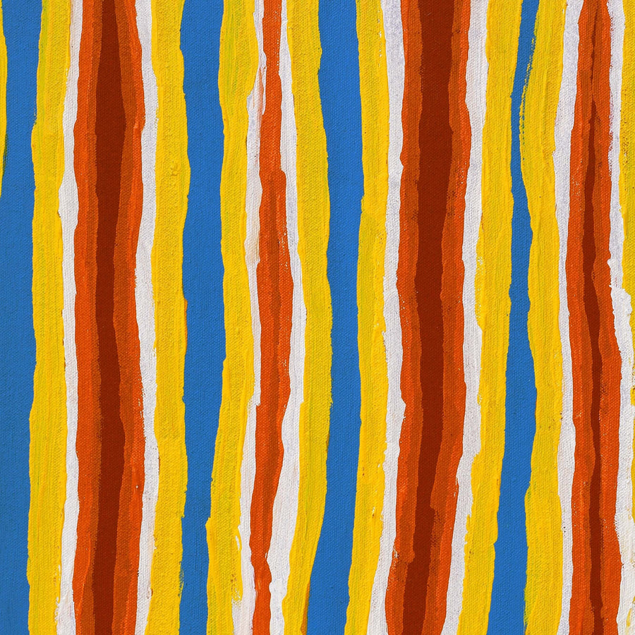 Aboriginal Artwork by Alice Nampitjinpa Dixon, Tali Tali - Sandhills, 60x30cm