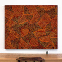 Aboriginal Artwork by Alison Pantjiti Napurrula Multa, Kungkaku Puturru - Women's Hairstring Dreaming, 122x101.5cm