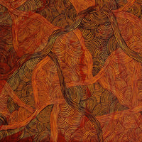Aboriginal Artwork by Alison Pantjiti Napurrula Multa, Kungkaku Puturru - Women's Hairstring Dreaming, 122x101.5cm