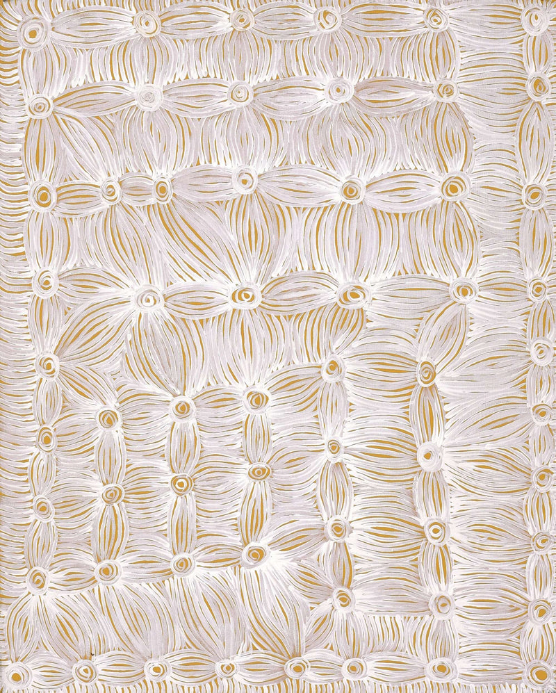 Aboriginal Artwork by Alison Watson, Kapi Tjurkurpa Kumanara Bore, 76x61cm