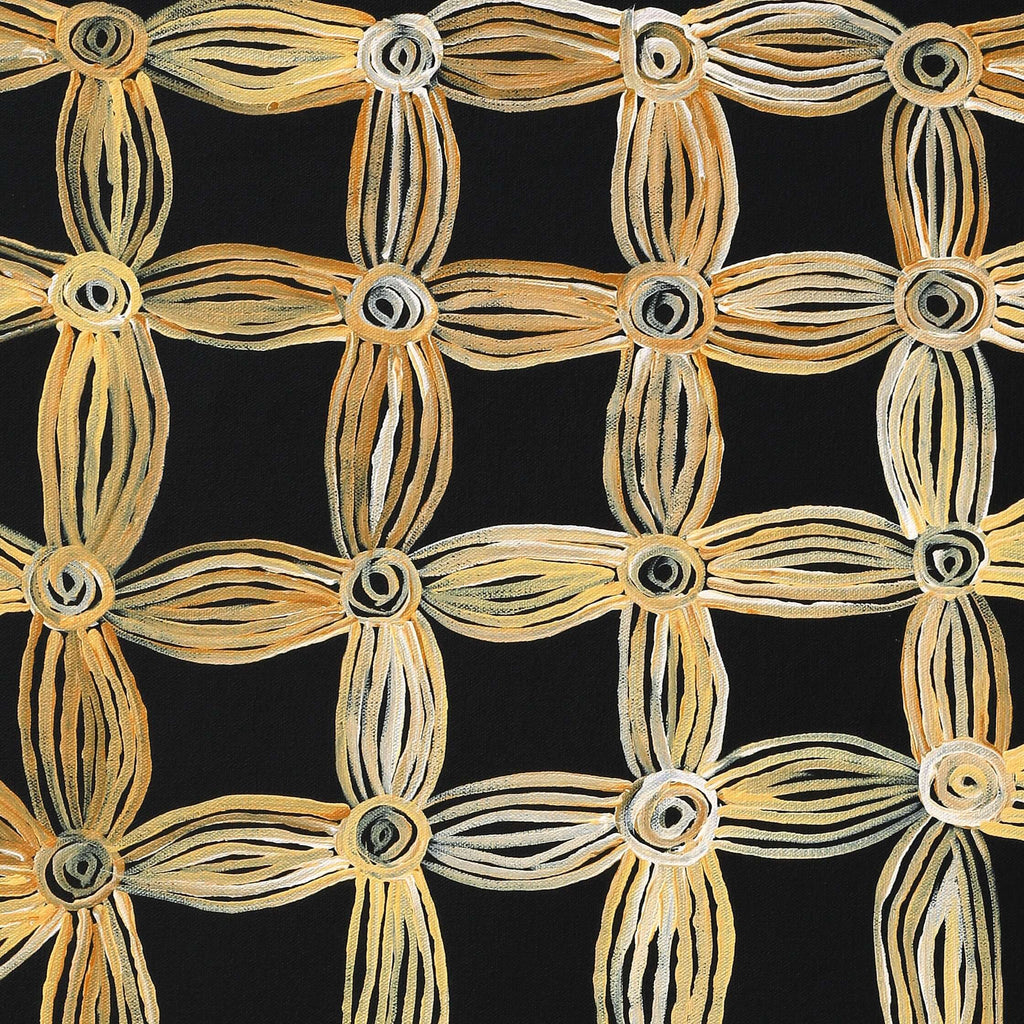 Aboriginal Artwork by Alison Watson, Kapi Tjurkurpa Kumanara Bore, 91x61cm