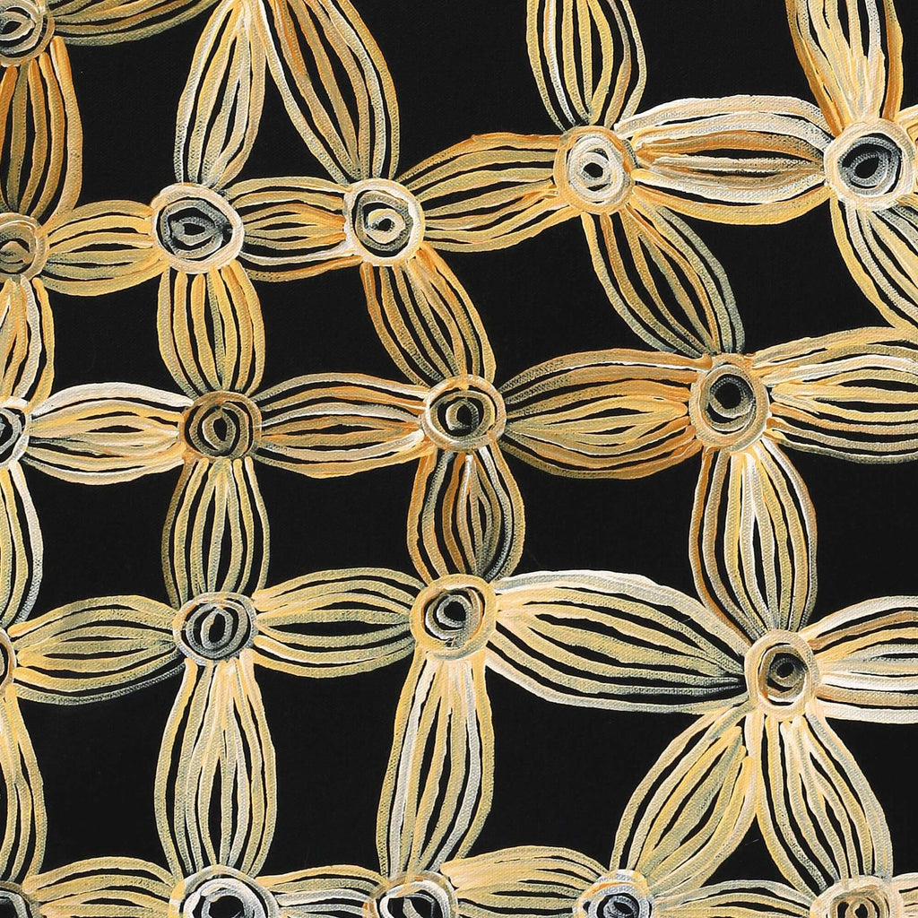 Aboriginal Artwork by Alison Watson, Kapi Tjurkurpa Kumanara Bore, 91x61cm