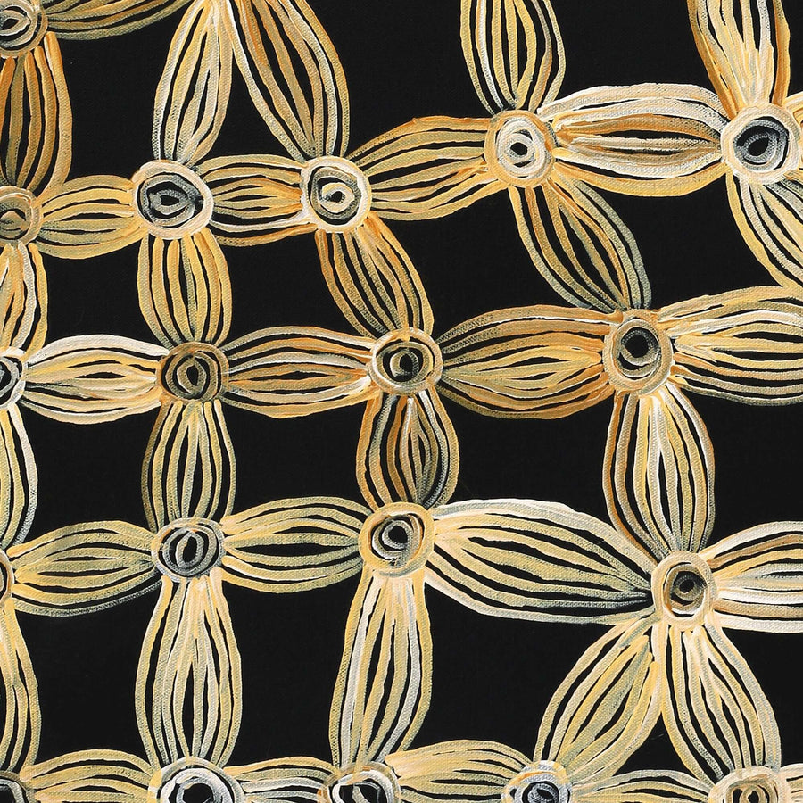 Aboriginal Artwork by Alison Watson, Kapi Tjurkurpa Kumanara Bore, 91x61cm