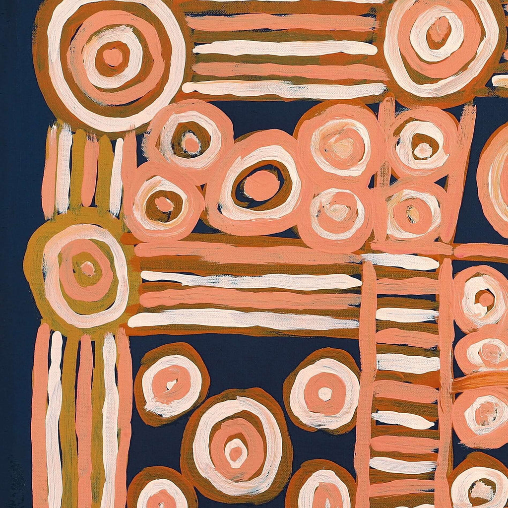 Aboriginal Artwork by Alison Watson, Walka Wiru Ngura Wiru, 91x45cm