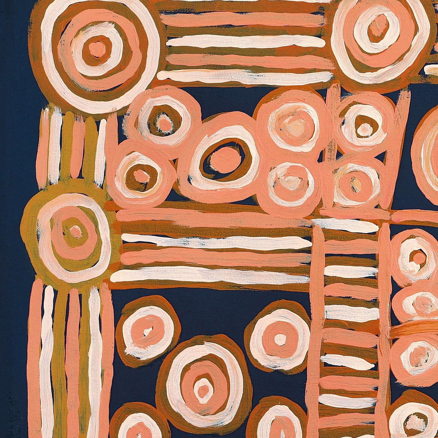 Aboriginal Artwork by Alison Watson, Walka Wiru Ngura Wiru, 91x45cm