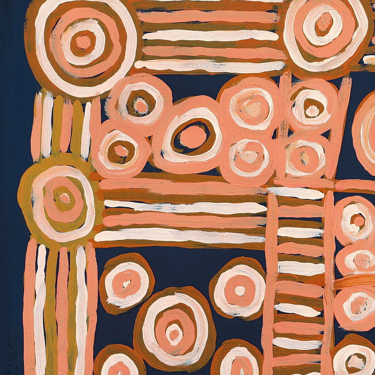 Aboriginal Art by Alison Watson, Walka Wiru Ngura Wiru, 91x45cm - ART ARK®